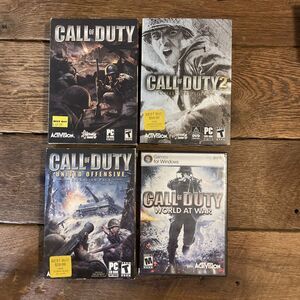 Call of Duty , COD 2  Collector's Edition COD World At War (PC, 2000s) Lot of 4